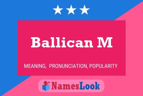 Ballican M Naam Poster