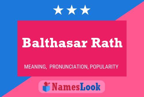 Balthasar Rath Naam Poster