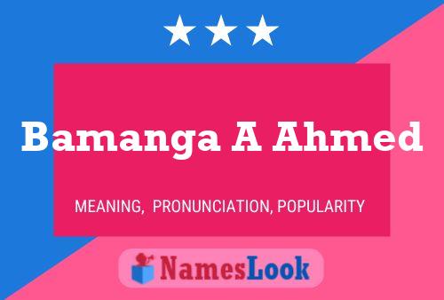 Bamanga A Ahmed Naam Poster