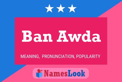 Ban Awda Naam Poster