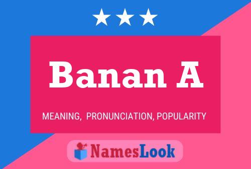 Banan A Naam Poster