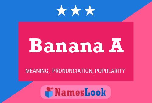 Banana A Naam Poster