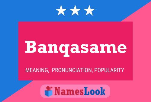 Banqasame Naam Poster