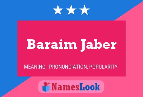 Baraim Jaber Naam Poster