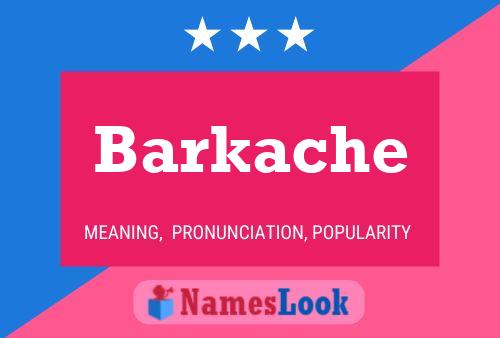 Barkache Naam Poster