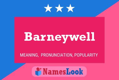 Barneywell Naam Poster