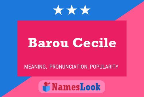 Barou Cecile Naam Poster