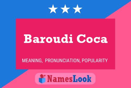 Baroudi Coca Naam Poster