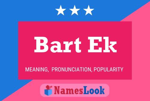 Bart Ek Naam Poster