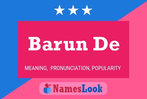 Barun De Naam Poster