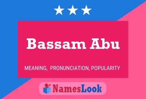 Bassam Abu Naam Poster