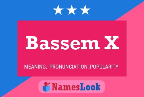 Bassem X Naam Poster