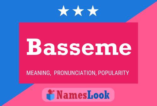 Basseme Naam Poster