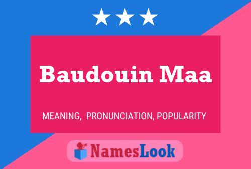 Baudouin Maa Naam Poster