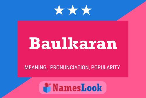 Baulkaran Naam Poster