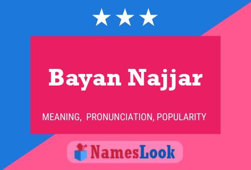 Bayan Najjar Naam Poster