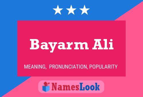 Bayarm Ali Naam Poster