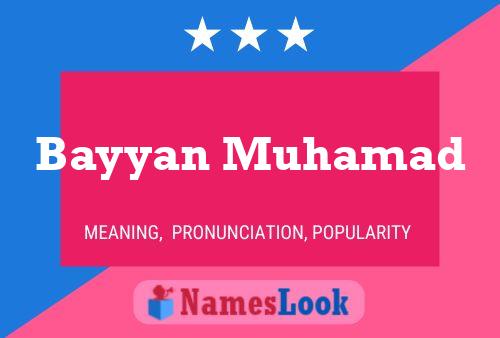 Bayyan Muhamad Naam Poster