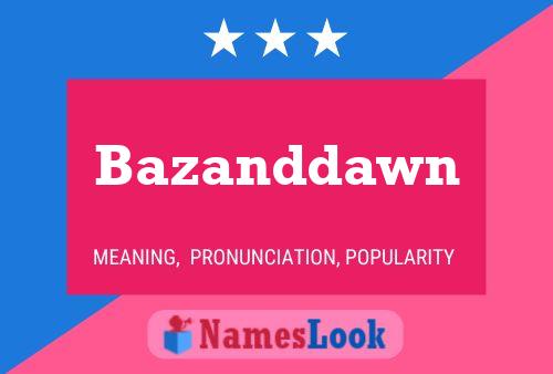 Bazanddawn Naam Poster