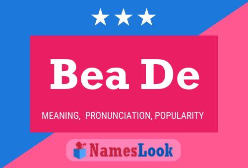 Bea De Naam Poster