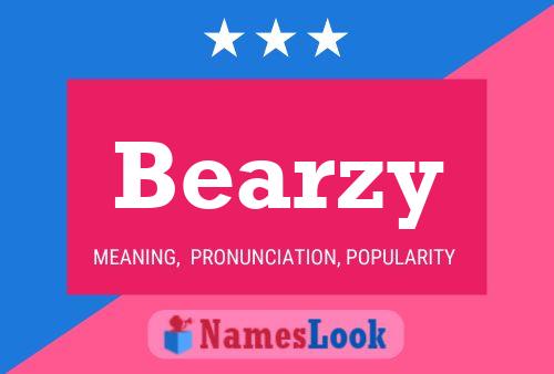 Bearzy Naam Poster