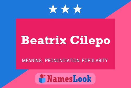 Beatrix Cilepo Naam Poster