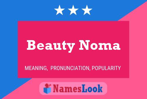 Beauty Noma Naam Poster