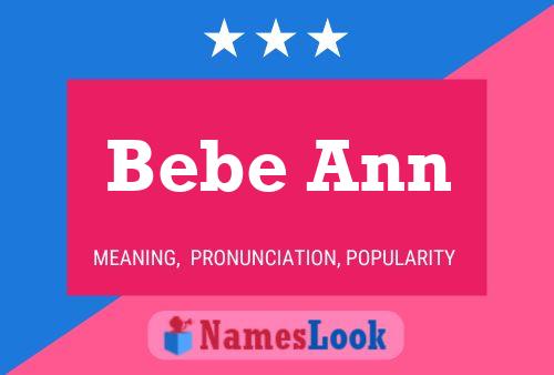 Bebe Ann Naam Poster