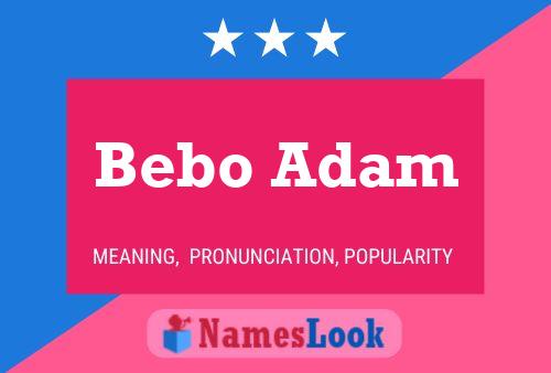 Bebo Adam Naam Poster