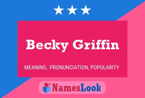 Becky Griffin Naam Poster