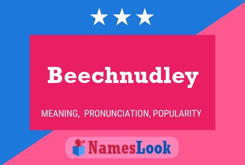 Beechnudley Naam Poster