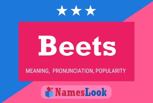 Beets Naam Poster