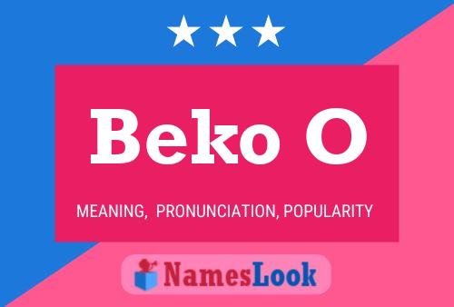 Beko O Naam Poster