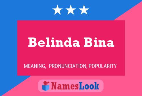 Belinda Bina Naam Poster