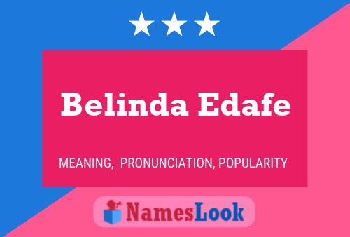 Belinda Edafe Naam Poster