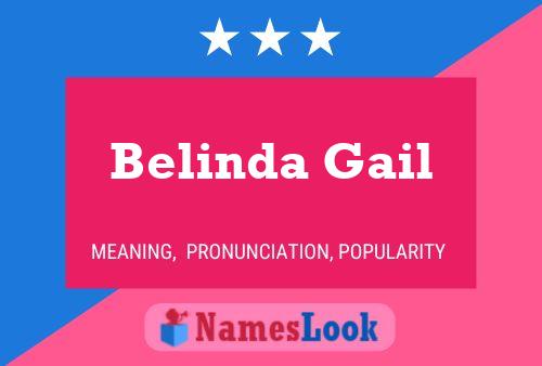 Belinda Gail Naam Poster