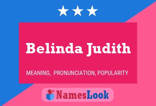 Belinda Judith Naam Poster