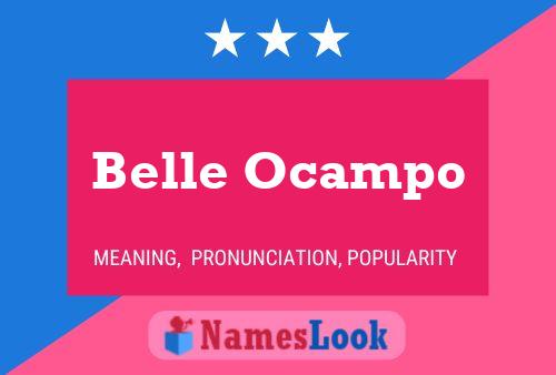 Belle Ocampo Naam Poster