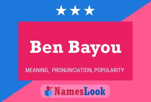 Ben Bayou Naam Poster