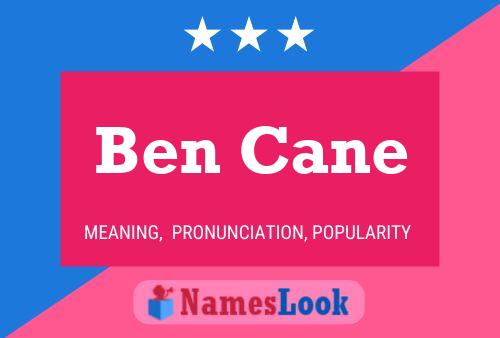 Ben Cane Naam Poster