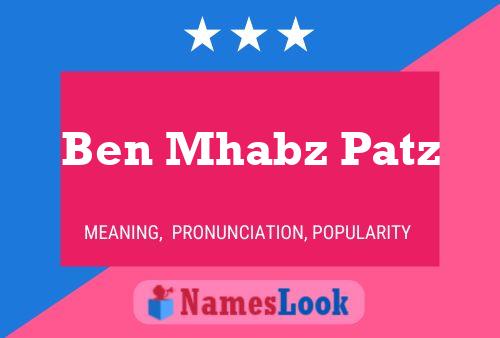 Ben Mhabz Patz Naam Poster