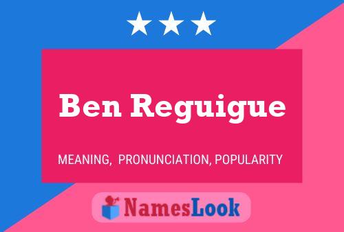 Ben Reguigue Naam Poster