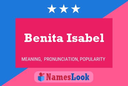 Benita Isabel Naam Poster