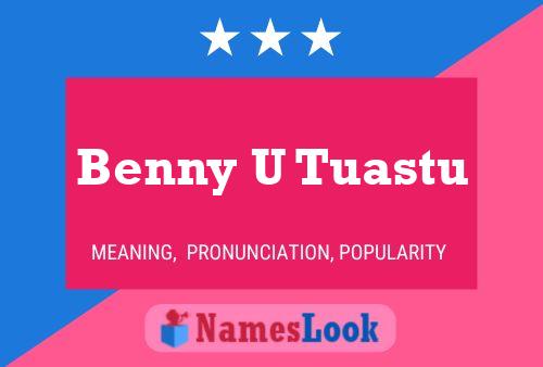 Benny U Tuastu Naam Poster