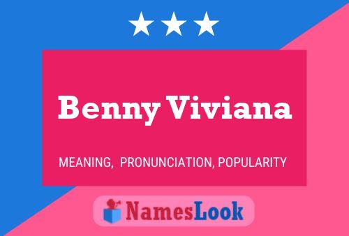 Benny Viviana Naam Poster