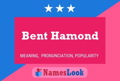 Bent Hamond Naam Poster