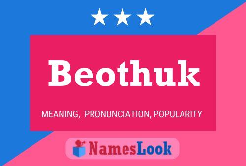 Beothuk Naam Poster