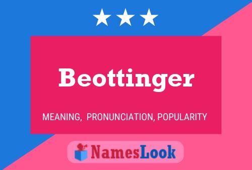 Beottinger Naam Poster