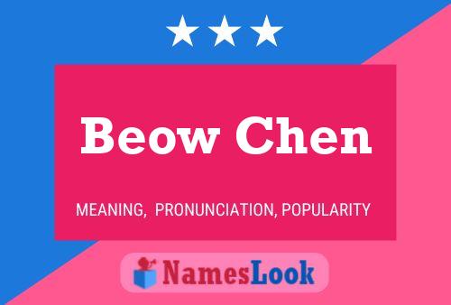 Beow Chen Naam Poster