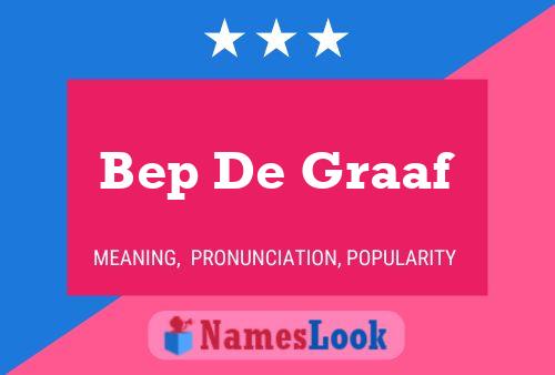 Bep De Graaf Naam Poster